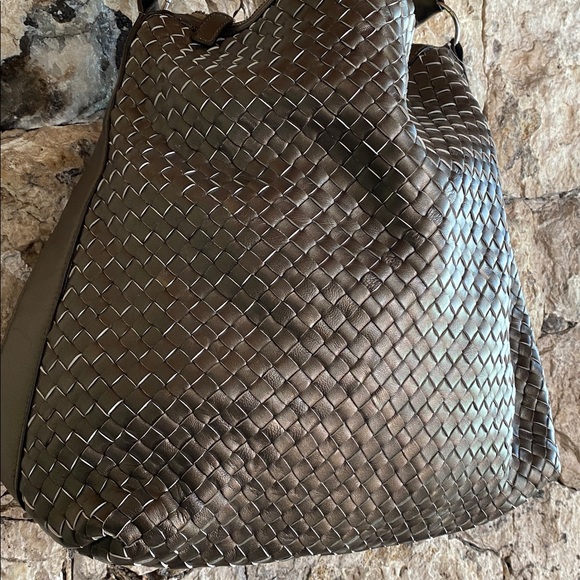 Danier leather woven purse - Picture 2 of 8